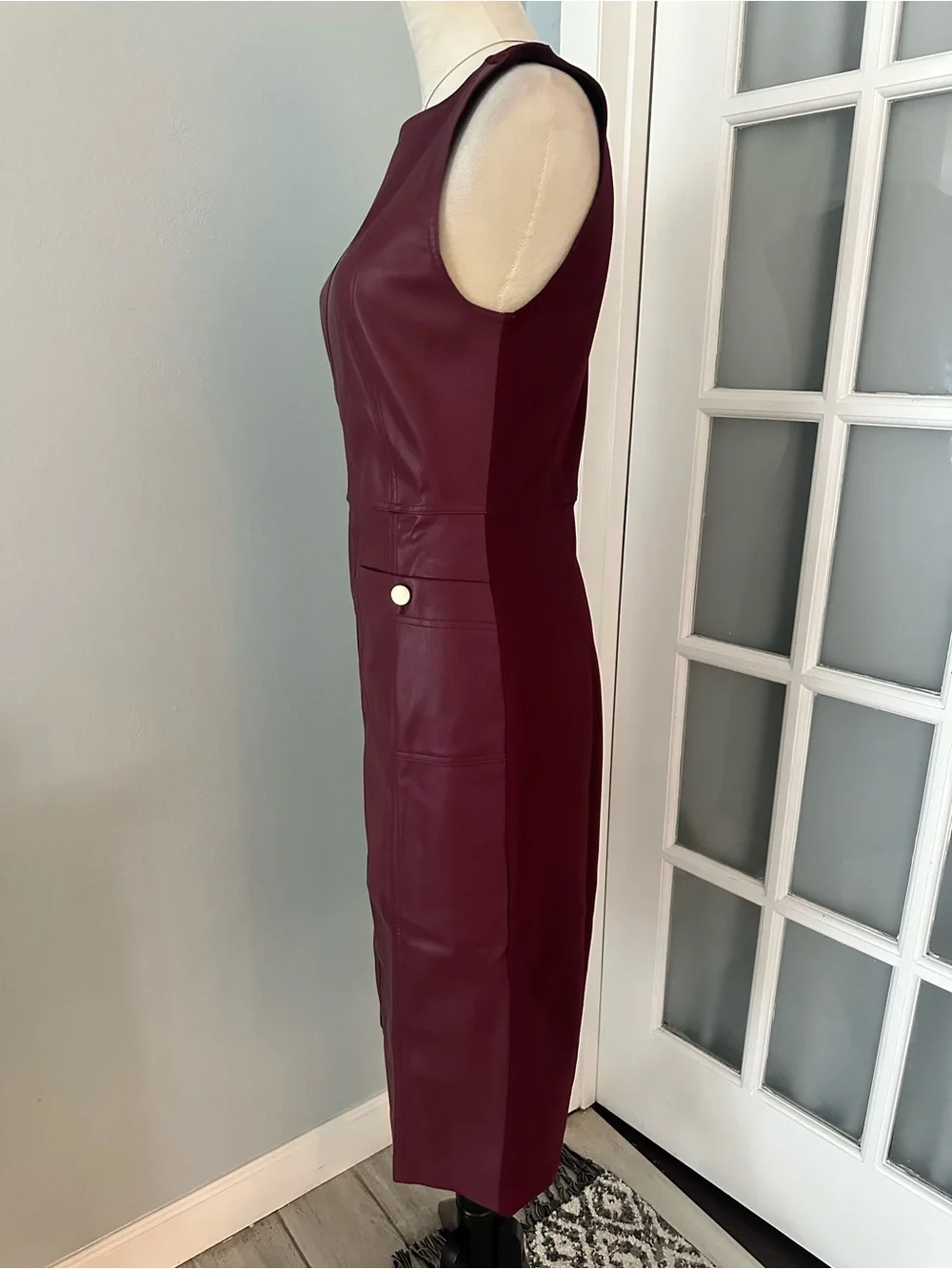 Michael Kors sleeveless faux